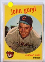 1959 Topps Base Set #77 Johnny Goryl