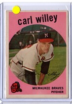 1959 Topps Base Set #95 Carl Willey