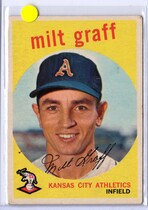 1959 Topps Base Set #182 Milt Graff