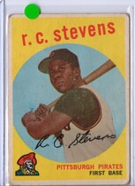 1959 Topps Base Set #282 R.C. Stevens