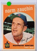 1959 Topps Base Set #311 Norm Zauchin