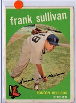 1959 Topps Base Set #323 Frank Sullivan
