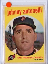 1959 Topps Base Set #377 Johnny Antonelli