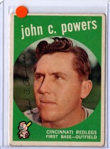 1959 Topps Base Set #489 John C. Powers