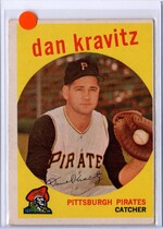 1959 Topps Base Set #536 Dan Kravitz