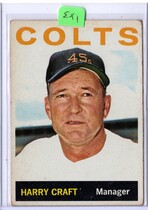 1964 Topps Base Set #298 Harry Craft