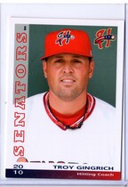 2010 Grandstand Harrisburg Senators #NNO Troy Gingrich