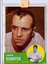 1963 Topps Base Set #81 Jimmie Schaffer