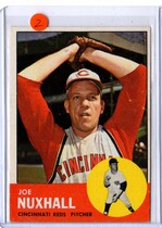 1963 Topps Base Set #194 Joe Nuxhall