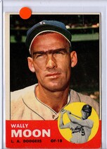 1963 Topps Base Set #279 Wally Moon