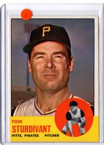 1963 Topps Base Set #281 Tom Sturdivant