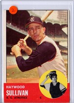 1963 Topps Base Set #359 Haywood Sullivan