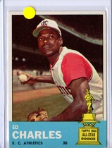 1963 Topps Base Set #67 Ed Charles