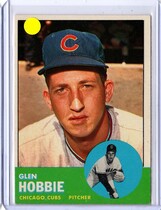 1963 Topps Base Set #212 Glen Hobbie