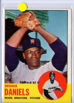 1963 Topps Base Set #497 Bennie Daniels