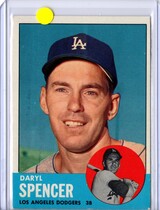 1963 Topps Base Set #502 Daryl Spencer