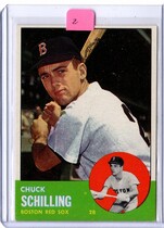 1963 Topps Base Set #52 Chuck Schilling