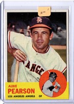 1963 Topps Base Set #182 Albie Pearson