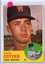 1963 Topps Base Set #219 Chuck Cottier