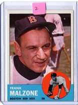 1963 Topps Base Set #232 Frank Malzone