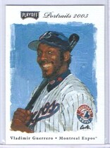 2003 Playoff Portraits #1 Vladimir Guerrero