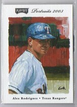 2003 Playoff Portraits #65 Alex Rodriguez