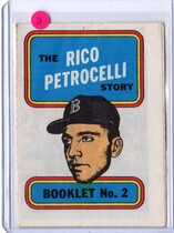 1970 Topps Booklets #2 Rico Petrocelli