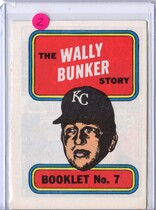 1970 Topps Booklets #7 Wally Bunker