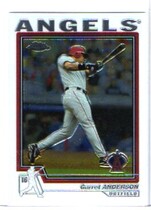 2004 Topps Chrome Series 2 #430 Garret Anderson