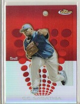 2004 Finest Refractors #82 C.C. Sabathia