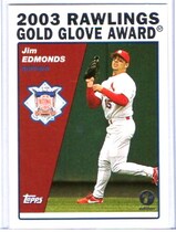 2004 Topps 1st Edition Series 2 #713 Jim Edmonds