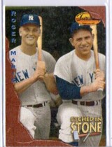 1994 Ted Williams Roger Maris Etched in Stone #ES6 Roger Maris