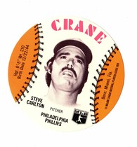 1976 Crane Discs #10 Steve Carlton