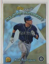 2000 Topps Stars All-Star Authority #AS11 Alex Rodriguez