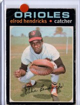 1971 O-Pee-Chee OPC Base Set #219 Elrod Hendricks