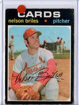 1971 O-Pee-Chee OPC Base Set #257 Nelson Briles