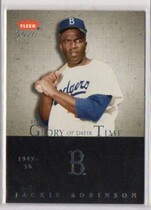 2004 Fleer Greats of the Game Glory of Their Time #30 Jackie Robinson