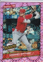 2020 Donruss Highlights Pink Fireworks #H-6 Shohei Ohtani