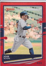 2020 Donruss Holo Red #159 Jose Altuve