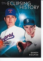 2015 Topps Eclipsing History Series 2 #EH-3 Nolan Ryan|Sandy Koufax