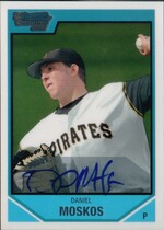 2007 Bowman Chrome Draft Draft Picks #BDPP111 Daniel Moskos