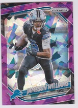 2025 Panini Prizm Purple Ice Prizm #276 Jameson Williams