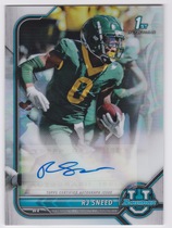 2022 Bowman University Chrome Autos Refractor #BCPA-RS Rj Sneed