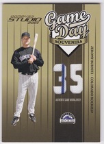 2004 Studio Game Day Souvenirs Number #30 Jeromy Burnitz
