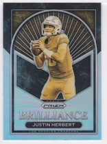 2022 Panini Prizm Brilliance Silver Prizm #B-7 Justin Herbert
