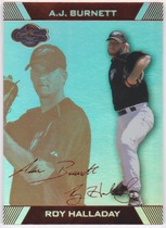 2007 Topps Co-Signers Hyper Silver Bronze #90 Roy Halladay|AJ Burnett