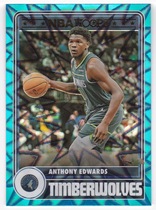 2023 Panini NBA Hoops Teal Explosion #286 Anthony Edwards