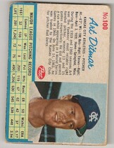 1962 Post Base Set #100 Art Ditmar