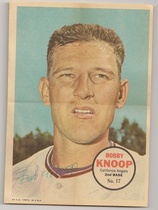1967 Topps Posters Inserts #17 Bobby Knoop