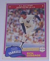 1981 O-Pee-Chee OPC Base Set #48 Rich Gossage